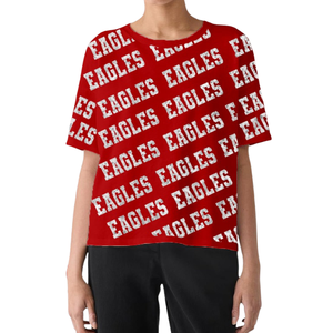 Camiseta Deportiva Casual para Mujer, Cuello Redondo, 100% Algodón, Bordado con Lentejuelas, Transpirable, Manga Corta, Ecológica - Product Image 3