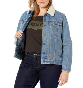 2026 Women's Trendy Casual Distressed Denim <b>Jacket</b> Button Down Relaxed Fit <b>Western</b> Trucker Pocket Loose Washed Jean <b>Jacket</b> - Product Image 6