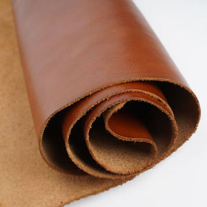 Full Grain Cowhide Brown Crazy Horse Leather Supplier Bag Wallet Handbag Belt Material Cowhide Cattle Real Leather - Product Image 1