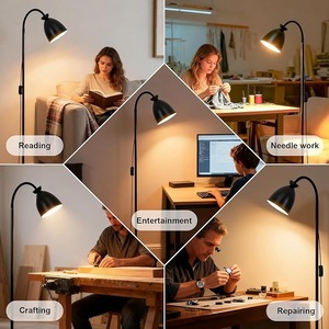 Lampe de sol LED mince à économie d'énergie avec un design moderne pour l'éclairage des appartements - Product Image 5