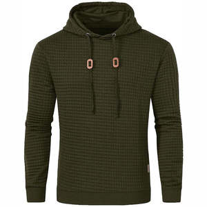 Sudadera con Capucha para Hombre, Nueva Colección 2026, Personalizable con Logotipo, Tejido Resistente de Spandex/Poliéster, Corte Regular, Color Sólido, Bordado, Uso Casual de Invierno, Logotipo Frontal - Product Image 1