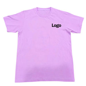 T-shirt homme à manches courtes, couleur unie, avec logo imprimé personnalisé, haute qualité - Product Image 3