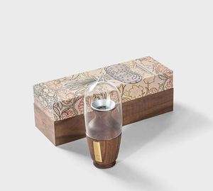 Brûleur à Bakhoor en Bois de Luxe 2027, Durable et de Haute Qualité, avec Couvercle en Verre, Fait Main, Mubkhar Arabe pour Encens Oud, Religieux, Moderne, pour la Maison - Product Image 2