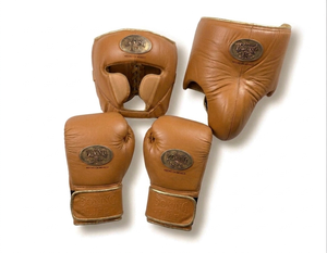 Quality <b>Boxing</b> Training <b>Set</b> with Protective Head Guard and Lace Closure Gloves for Practice and Workout Sessions - Product Image 2