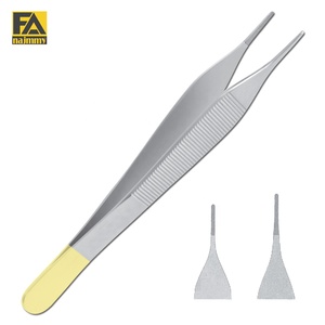 Pinzas Adson de 0.5mm, Pinzas Quirúrgicas de Acero Inoxidable para Operaciones Médicas, Certificación CE Clase I, Instrumento Manual - Product Image 1