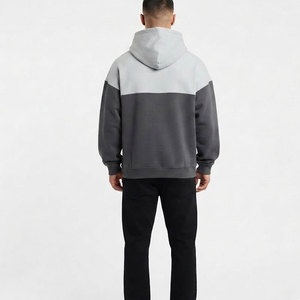 Sweat à capuche épais pour homme, en coton lourd, chaud et confortable, idéal pour le streetwear moderne, les vêtements décontractés et les activités de plein air. - Product Image 2