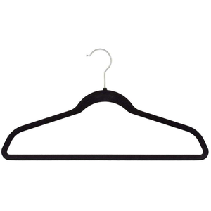 Perchas de Plástico Negras Ecológicas para Ropa, Antideslizantes, Duraderas, con Gancho Giratorio de 360 Grados, OEM/ODM - Product Image 2