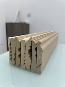 Solid Wood Crown & Baseboard Moulding Custom Design Trim for Interior Wall <b>Ceiling</b> Finishing Wall <b>Ceiling</b> Decoration - Product Image 3