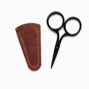 Mini ciseaux en acier à haute teneur en carbone, lames affûtées recouvertes de papier noir, mini ciseaux de couture pour la beauté - Product Image 3