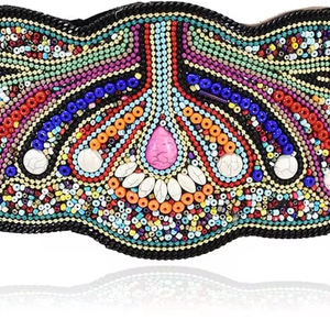 Ceinture brodée à la main, prix abordable, ceinture ethnique pour femmes, sari, lehenga et usage quotidien - Product Image 1