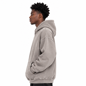 Sudadera con Capucha Personalizada para Hombre, Corte Regular, Tejido Grueso, 100% Algodón, con Bolsillos, Diseño Ecológico, Servicio OEM/ODM - Product Image 3