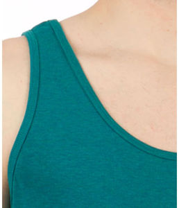 Camiseta sin mangas de algodón de alta calidad para hombre, de secado rápido, para verano, con logo personalizado, para hacer ejercicio y deportes. - Product Image 6