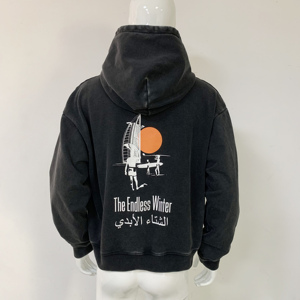 Vente en gros Awful Lot Cough Syrup Solid Winter High Quality Printed Custom Streetwear 100% Cotton Hooded Eco-Friendly Hoodies Men - Product Image 2