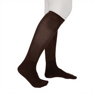Custom Women's and Men Cotton <b>Equestrian</b> Horse Riding Socks Knee High Breathable Compression Socks OEM ODM Logo - Product Image 4