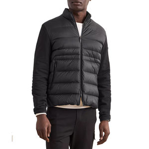 Chaqueta de Invierno para Hombre, Tipo Cárdigan, con Capucha, Cierre de Cremallera, Cuello Alto, Resistente al Viento, Acolchada, para Adultos, Servicio OEM - Product Image 3