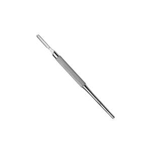 Lame de bistouri chirurgical avec manche B.P. pour instruments de chirurgie buccale, certifiée CE 3,4 Manuel en acier inoxydable - Product Image 6