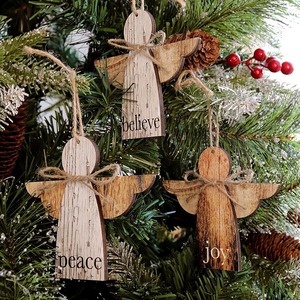 Indian Exporter Wooden <b>Tree</b> Pendant Hanging Ornaments for <b>Christmas</b> Garden Decoration Home Decor and Seasonal Use For Sale - Product Image 1