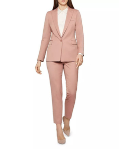 Wedding & Partywear Purple Color <b>Blazer</b> Pants 3pcs <b>Set</b> Business Office Workwear Purple Color Pant Coat Women Suit Breathable - Product Image 1