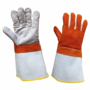 Guantes de Seguridad JNM SAFETY JNM-2251 de Cuero Vacuno Reforzado, Resistentes al Fuego, Antiestáticos, Protección para Soldadura, Certificación CE - Product Image 1