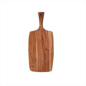 Tabla de Cortar Rectangular Rústica de Madera de Acacia con Mango de Madera Resistente, 1.2 cm de Grosor, Apta para Lavavajillas, Opción de Logotipo Personalizado para Carne y Queso - Product Image 5