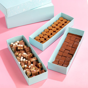 Caja Ecológica Personalizada para <span class=keywords><strong>Churros</strong></span>, Fritters, Salsas, Bento, Sushi, Pasteles, Brownies, Galletas, con Insertos para Vasos - Product Image 6