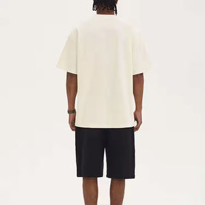 T-shirts décontractés pour hommes 100 % coton, respirants, à manches américaines, avec logo personnalisé, conception OEM USA - Product Image 5