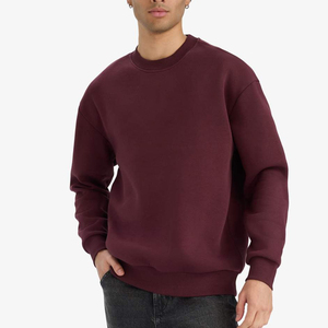 Sweat-shirt à capuche doublé en coton de haute qualité pour homme, en polaire unie, chaud et respirant pour l'hiver, vêtement décontracté personnalisable - Product Image 6