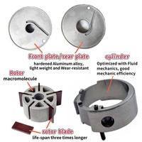 Lijadoras orbitales aleatorias, 12.000 RPM, 5mm y 3/16 "(5), lijadoras de vacío autogeneradas para herramientas de aire de coche, lijadora de aire, lijadora de aire," y 1"