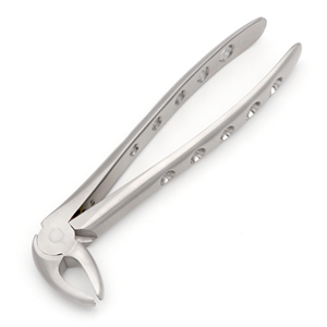 # Forceps d'extraction atraumatique 13, 4,5 mm, pour premiers molaires inférieurs, mâchoires lisses, manche léger, en acier inoxydable chirurgical dentaire - Product Image 1
