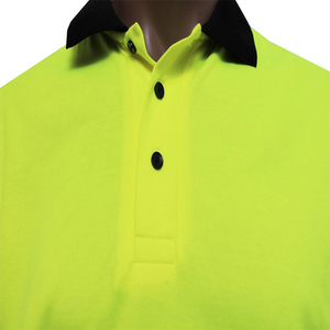 High Quality Reflective <b>Half</b> <b>Sleeves</b> Polo <b>Shirt</b> for Men's Construction Workers OEM Custom Logo Safety <b>T</b>-<b>Shirts</b> - Product Image 5