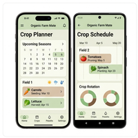RoyalCraft Pertanian Organik Usaha Tanaman Alami Aplikasi Pertanian Cerdas untuk IOS/Android/Linux/Mac Stok