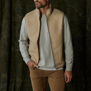 Custom Drain Sports DS-MV-0307 Mens Casual Body <b>Warmer</b> Vest Lightweight Fleece Breathable 360g Winter Outerwear OEM Export - Product Image 2