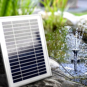 Panneaux solaires photovoltaïques personnalisés 10W 18V étanches pour jardin, alimentés par l'énergie solaire 10W 20W 12V 18V, adaptés aux fontaines, portails et moniteurs - Product Image 1