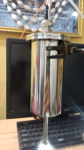 Système de buse de pulvérisation ultrasonique 60 kHz à structure en titane avec raccord de flux d'air pour unité de revêtement de film de laboratoire - Product Image 3