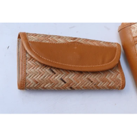 Set Dompet dan Tas Tangan Shetal Pati Buatan Tangan Ramah Lingkungan dari Serat Murta Aksesoris Fashion Wanita Tahan Lama dan Ringan