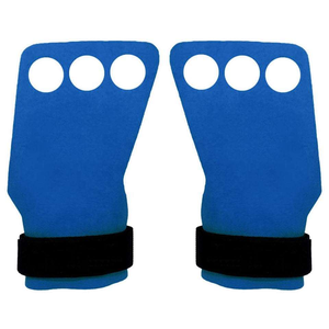 Poignée de gymnastique en cuir durable avec support de poignet et sangle réglable pour une tenue confortable lors des tractions, des exercices aux anneaux et de la musculation - Product Image 6