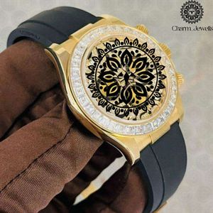Reloj Cronógrafo de Acero Inoxidable de Lujo para Hombre Charm Jewells, Movimiento Mecánico, Resistente al Agua 10 Bar, Esfera Analógica de Cristal, 40 mm - Product Image 2