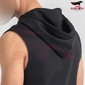 2026 Wholesale Rate One Solid Color OEM ODM Service New Arrival Comfortable Best Supplier Latest Style <b>Sleeveless</b> Hoodies - Product Image 6
