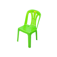 Chaise de salle à manger ergonomique empilable en plastique PP durable, multicolore, moderne, de haute qualité, écologique, avec dossier, pour la maison
