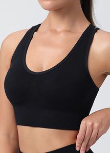 Womens Solid High Support Seamless Sports <b>Bra</b> with Adjustable <b>Straps</b> - Product Image 3