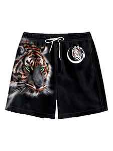 Venta Directa de Fábrica: Pantalones de Playa Casuales para Hombre, de Secado Rápido, con Estampado 3D por Sublimación y Letras, Tipo Halter - Product Image 3