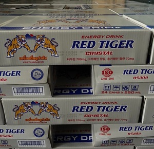 Boissons énergétiques Red Tiger de haute qualité sans sucre, avec taurine, boost d'énergie, vitamines et minéraux, sportives, 250 ml * 24 bouteilles par carton - Product Image 4