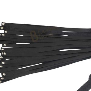 แส้หนังแท้สำหรับมืออาชีพ พร้อมสายหนังเส้นหนาและด้ามจับที่แข็งแรง - Product Image 5