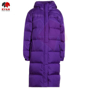Veste longue matelassée à capuche pour femme, doublure en polyester, chaleur moyenne, veste d'hiver élégante - Product Image 5
