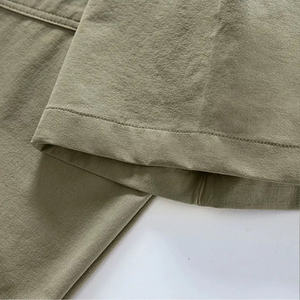 T-shirt décontracté en coton 100 % écologique pour homme, coupe ample et oversize, avec poche poitrine, fermeture éclair, tricoté, respirant et imprimé, grandes tailles - Product Image 4