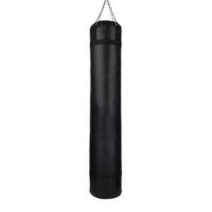 Kicking Boxing Equipment Boxing <b>Bag</b> Leather Heavy Duty Sandbag <b>Punching</b> <b>Bag</b> Black Color Heavy <b>Bag</b> Kickboxing Gym Heavy <b>Bag</b> - Product Image 1