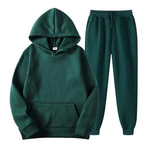 Conjunto de Sudadera con Capucha y Pantalones Deportivos Personalizados para Hombre, 100% Algodón, Estilo Urbano, para Invierno - Product Image 5
