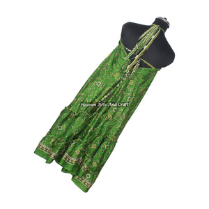 Nuevo Vestido Bohemio Europeo de Verano, Moda Bohemia para Mujer, Vestido Sari de Seda Vintage Indio, Vestido de Noche Elegante sin Mangas para Damas - Product Image 5