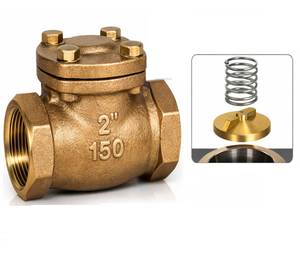 วาล์วกันกลับแบบแมนนวลคุณภาพสูง C-Way ขนาด 2 นิ้ว ทำจากทองเหลือง แบบเกลียว CL150 สำหรับอุตสาหกรรมน้ำมันและก๊าซ - Product Image 5