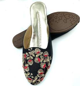 Producto Más Vendido, Zapatos Khussa Planos para Mujer, Material de Primera Calidad, Hechos a Mano, Colores y Tallas Personalizables - Product Image 4